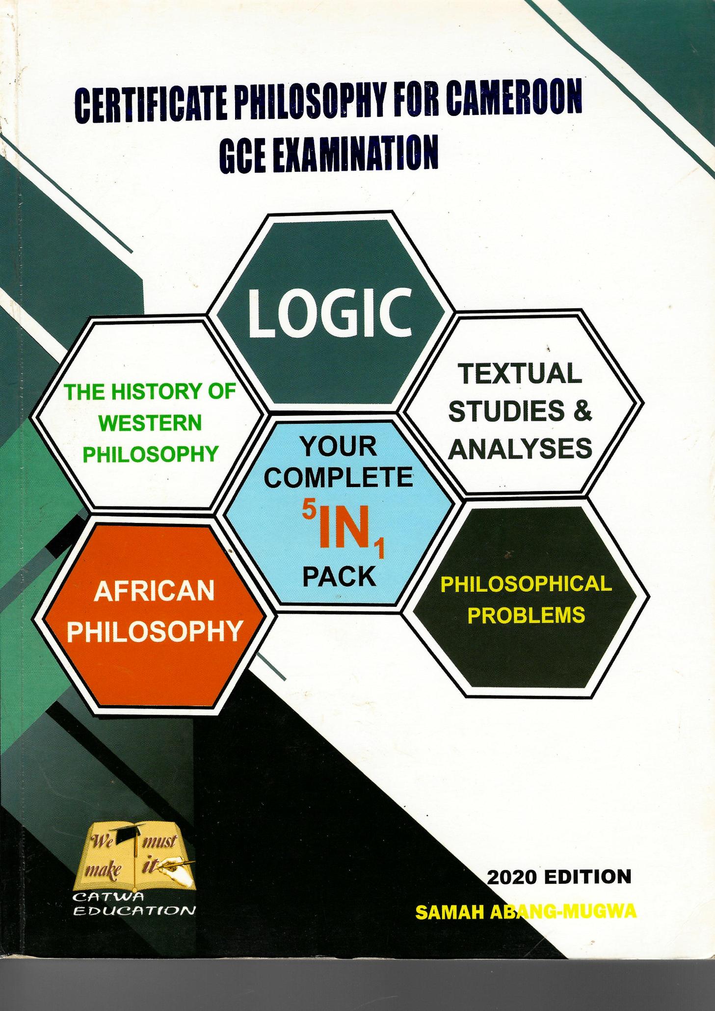 Certificate Phylosophy for Cameroon GCE Ecamination